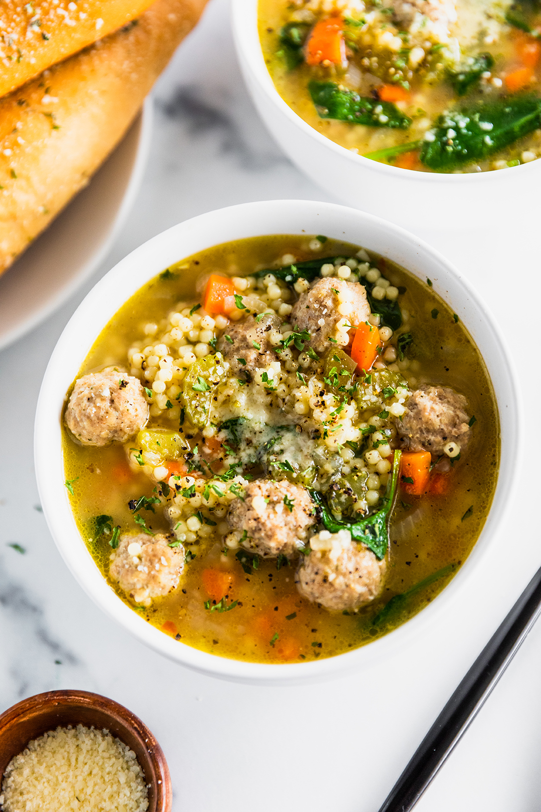 Italian Wedding Soup with Turkey Meatballs - Fresh Apron