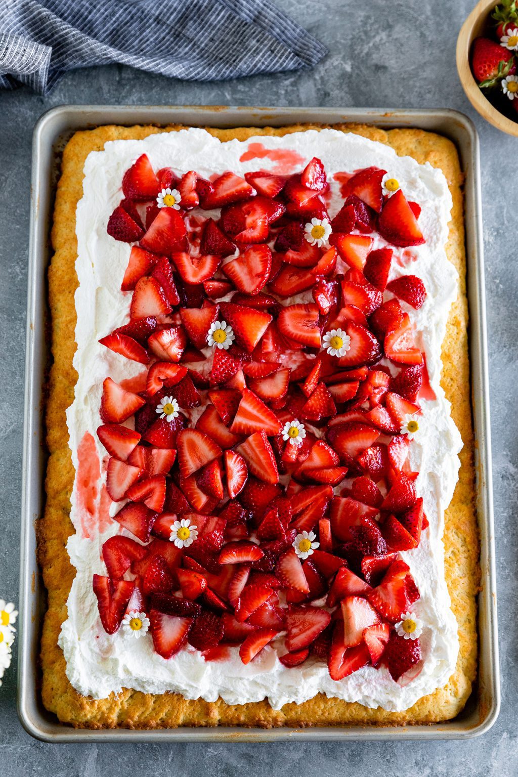 Sheet Pan Strawberry Shortcake Recipe - No. 2 Pencil