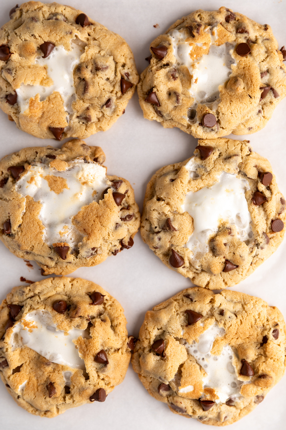 Chocolate Chip S'Mores Cookies