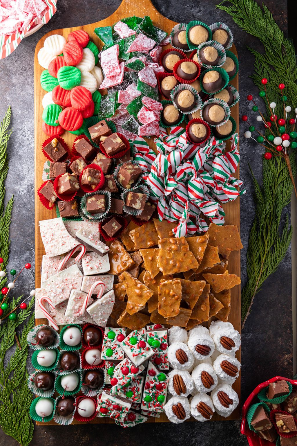 OldFashioned Christmas Candy Dessert Board No. 2 Pencil