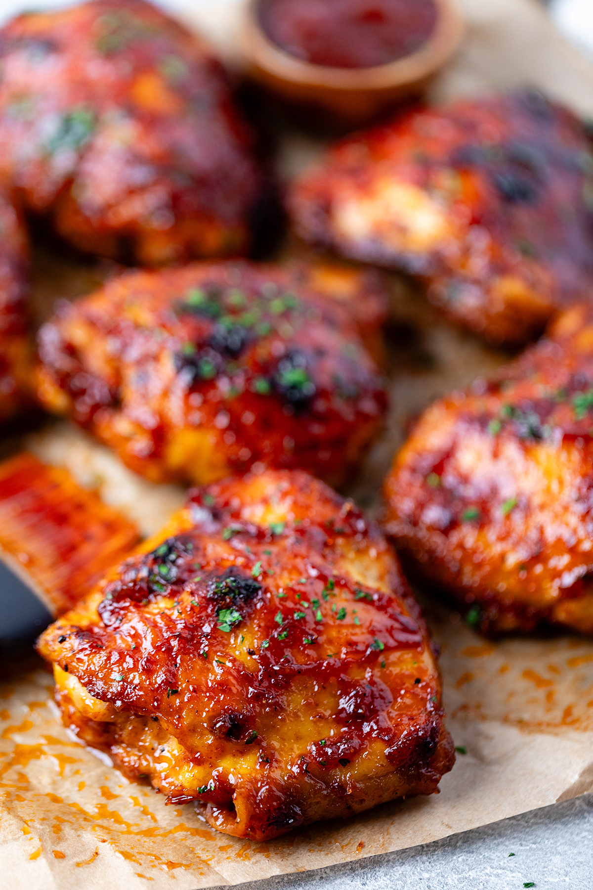 Oven Baked BBQ Chicken Thighs - No. 2 Pencil