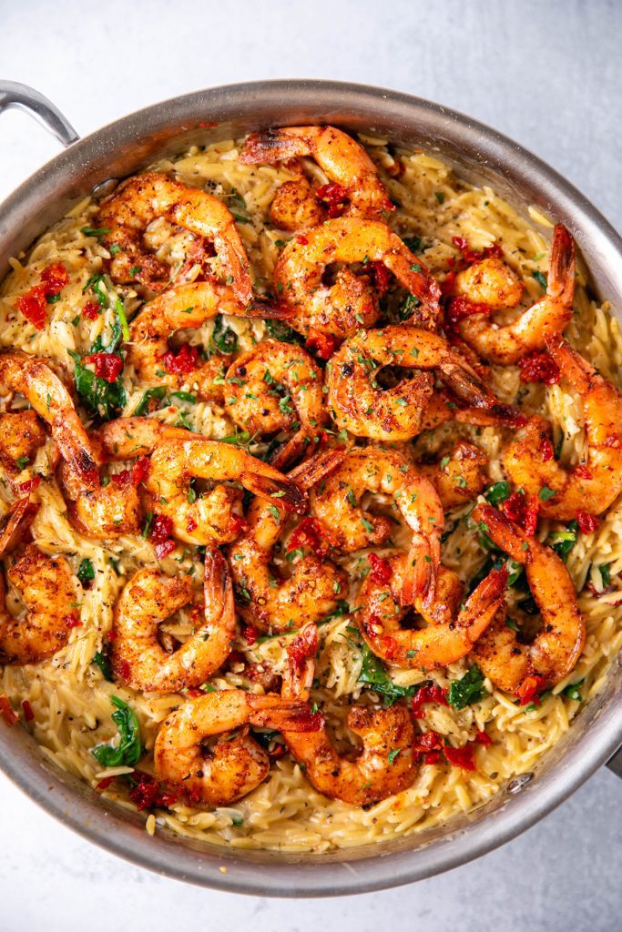 One Pot "Marry Me" Shrimp and Orzo Pasta
