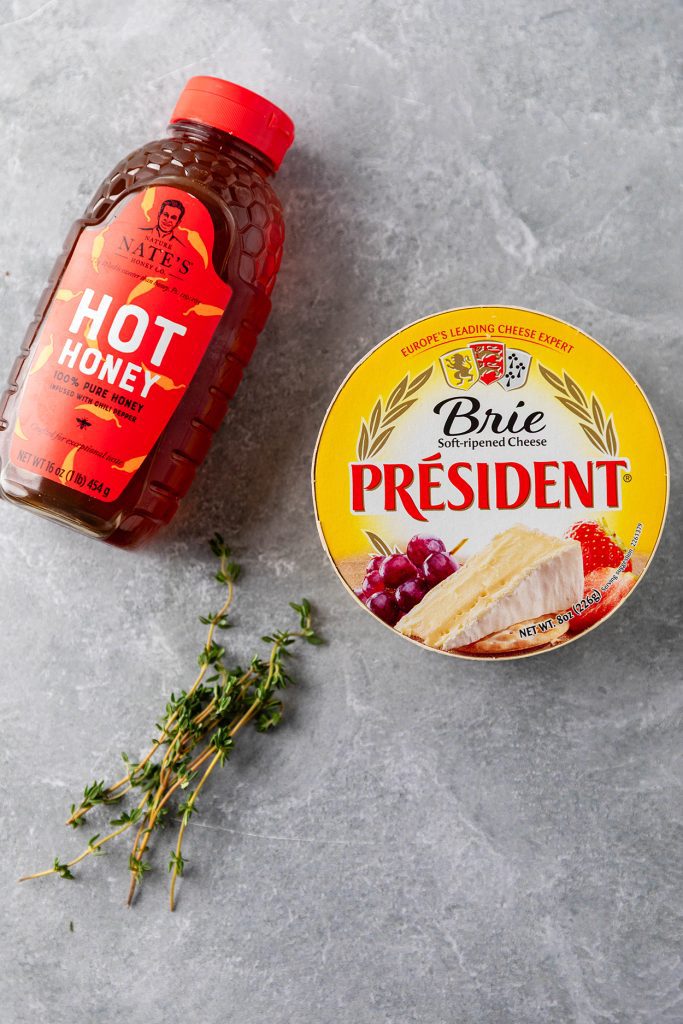 Ingredients for Baked Brie and Hot Honey