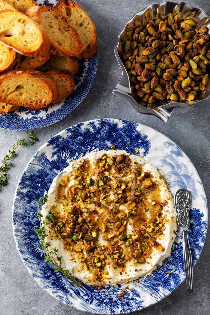 Boursin Cheese and Hot Honey Appetizer