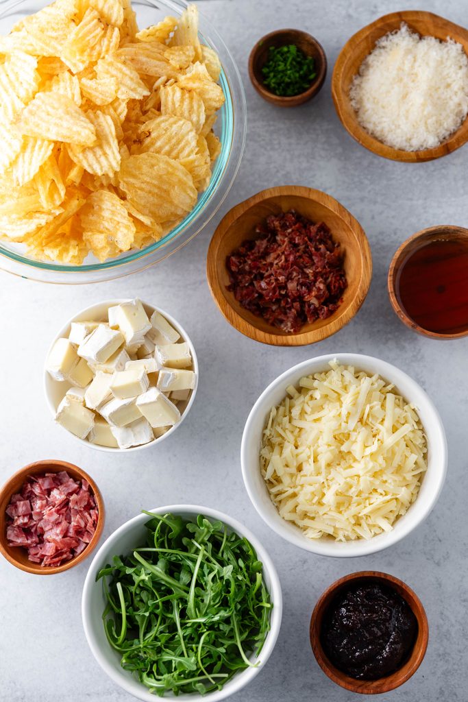 Ingredients for Charcuterie Nachos