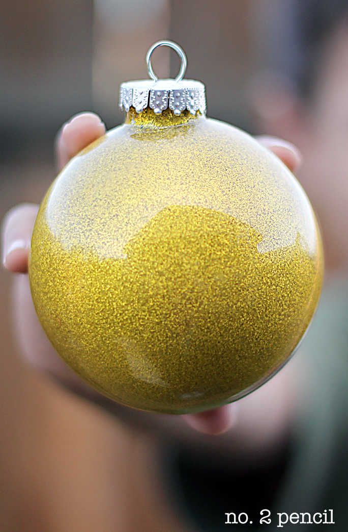DIY Glitter Ornament for Kids